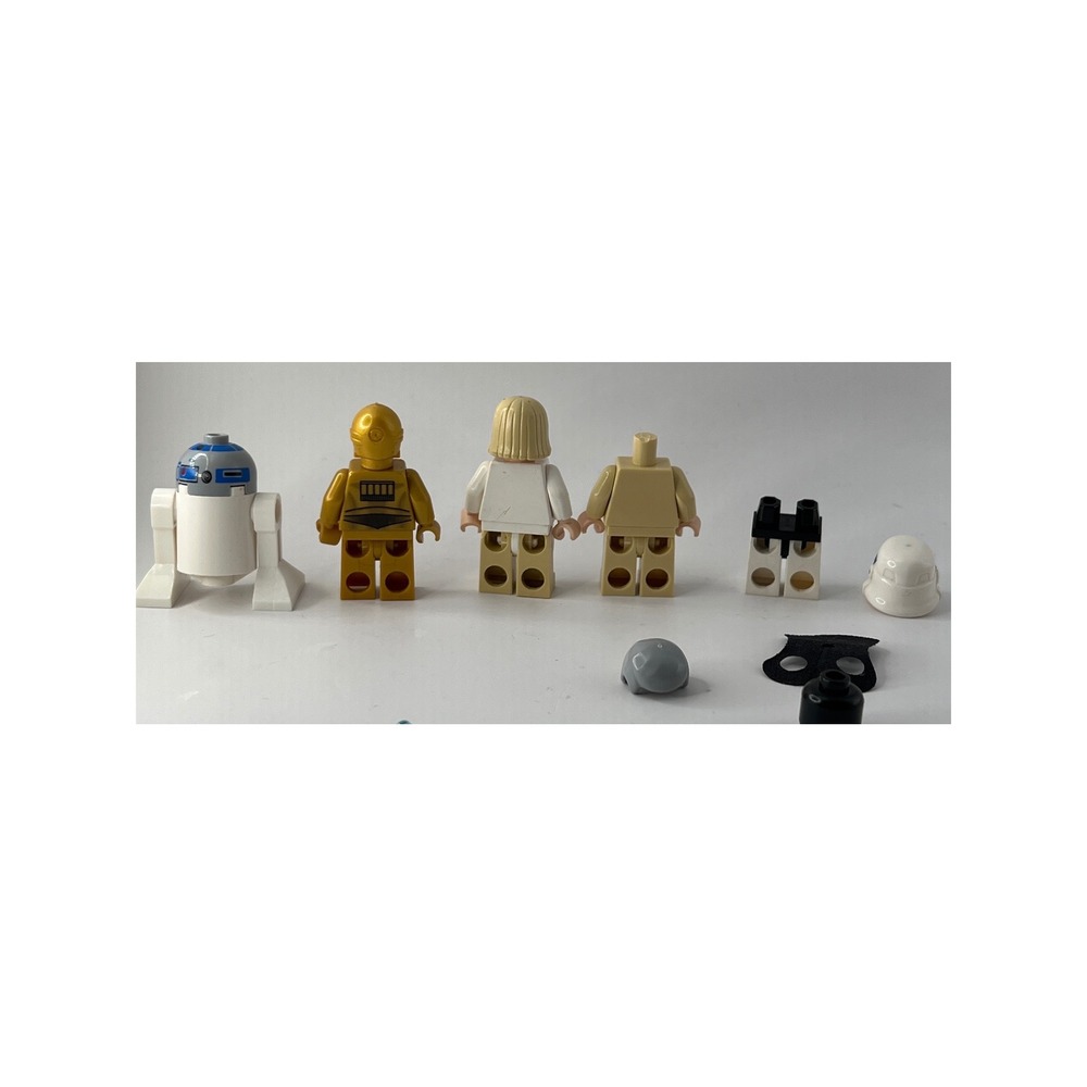 LEGO 2010 Star Wars Lukes Landspeeder 8092 Minifigures Obi-Wan C-3PO R2-D2 Set - Picture 8 of 11